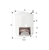 Zbiornik hydroforowy pionowy 12L IBO Italy FIX c.o. c.w.u. — miniatura 2