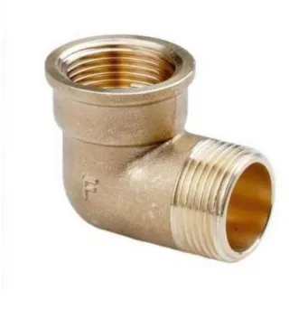 Kolano mosiężne nyplowe 3/4"