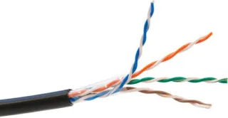 Przewód UTP cat 5e CU + żel 1m miedź