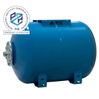 Zbiornik przeponowy 80L poziomy AQUASYSTEM